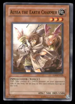Yugioh Aussa the Earth Charmer #TLM-EN026 The Lost Millennium LP - Image 1