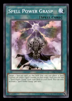 Yugioh Spell Power Grasp #OP07-EN020 OTS Tournament Pack 7 LP - Image 1