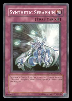 Yugioh Synthetic Seraphim #POTD-EN059 Power of the Duelist LP - Image 1