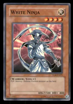 Yugioh White Ninja #TLM-EN025 The Lost Millennium LP - Image 1