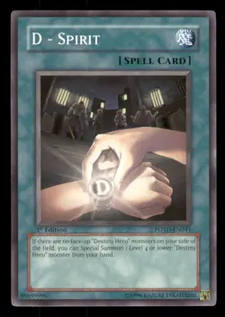 Yugioh D - Spirit #POTD-EN041 Power of the Duelist LP - Image 1