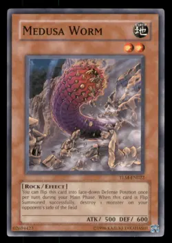 Yugioh Medusa Worm #TLM-EN022 The Lost Millennium LP - Image 1