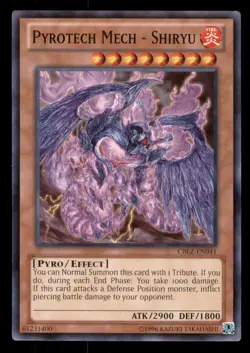Yugioh Pyrotech Mech - Shiryu #CBLZ-EN041 Cosmo Blazer LP - Image 1