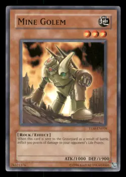 Yugioh Mine Golem #TLM-EN018 The Lost Millennium LP - Image 1