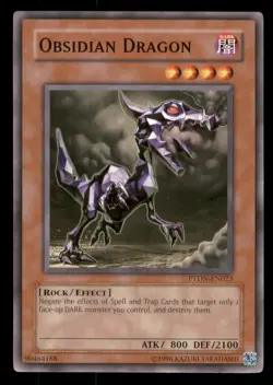 Yugioh Obsidian Dragon #PTDN-EN023 Phantom Darkness LP - Image 1