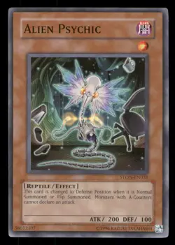 Yugioh Alien Psychic #STON-EN031 Strike of Neos LP - Image 1