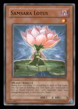 Yugioh Samsara Lotus #PTDN-EN004 Phantom Darkness LP - Image 1