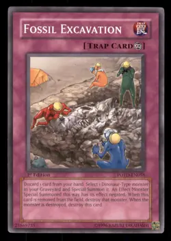 Yugioh Fossil Excavation #POTD-EN058 Power of the Duelist LP - Image 1