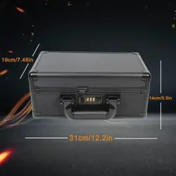 Trading Card Storage Box Carrying Case with Dividers Portable Lockable Keeper - Image 4