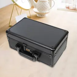 Trading Card Storage Box Carrying Case with Dividers Portable Lockable Keeper - Image 5