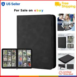 Trading Card Binder PU Leather 540 Pocket Waterproof Collectible Album - Image 1