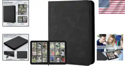 Trading Card Binder PU Leather 540 Pocket Waterproof Collectible Album - Image 2