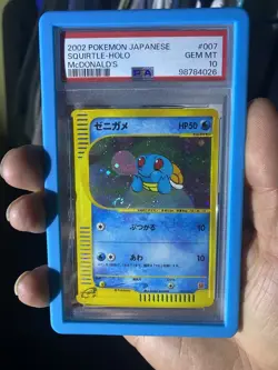 PSA 10 Pokemon Card 2002 Squirtle 007/018 McDonald’s Promo Holo Japanese GEM MT - Image 3