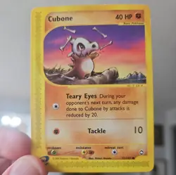 Pokemon TCG Cubone Aquapolis (2002) Common Card 72/147. Near MINT. 🦴🦴🦴 - Image 1