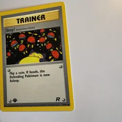 Pokemon TCG Sleep! Team Rocket Card 79/82 Regular 1st Edition - Image 2