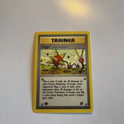 Pokemon TCG Digger Team Rocket Card 75/82 | First Edition NM - Image 1
