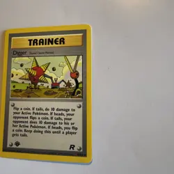 Pokemon TCG Digger Team Rocket Card 75/82 | First Edition NM - Image 3