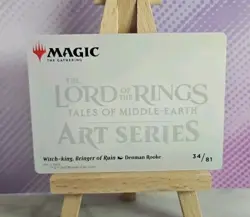 MTG - LotR Art Series: Witch-king, Bringer of Ruin 34/81 - NM Condition - Image 2
