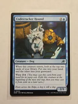Codecracker Hound - Edge of Eternities - NM - MTG Magic - Uncommon - Creature - Image 1