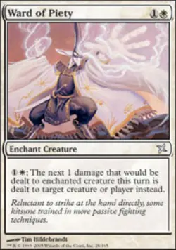 Ward of Piety NM, English MTG Betrayers of Kamigawa - Image 1