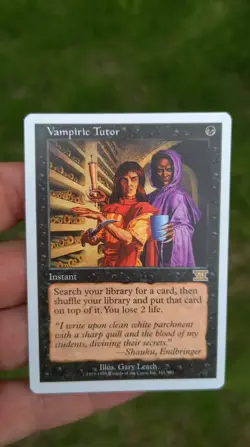 Vampiric Tutor - Sixth Edition Excellent Magic MTG - Image 2