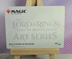 MTG - LotR Art Series: Horn of Gondor 29/81 - NM Condition - Image 2