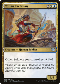Yotian Tactician (FOIL) x1 - MTG The Brothers' War BRO #228 - Image 1