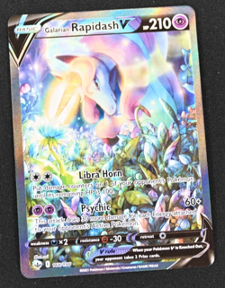 Pokemon TCG Galarian Rapidash V (Alternate Full Art) 168/198 Chilling Reign - NM - Image 1