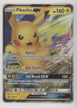 Pikachu GX Pokemon Sun & Moon Black Star Promo #SM232 1bm4 - Image 1