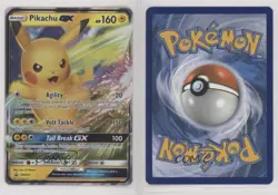 Pikachu GX Pokemon Sun & Moon Black Star Promo #SM232 1bm4 - Image 3