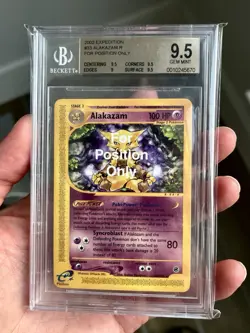 Pokemon Alakazam Expedition Rare #33 FOR POSITION ONLY FPO BGS 9.5 Gem Mint - Image 1