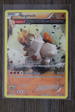 Pokemon TCG Regirock XY49 XY Holo Black Star Promo - Image 1