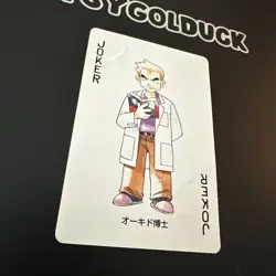 Pokemon blue Blastoise playing cards Professor Oak - Image 2