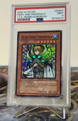 Yugioh Fairy King Truesdale TFK-EN001 Super Rare PSA 9 - Image 1
