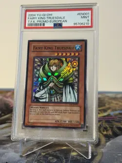 Yugioh Fairy King Truesdale TFK-EN001 Super Rare PSA 9 - Image 3