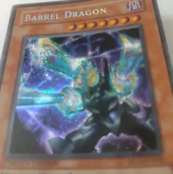 Yugioh MC1-EN002 Barrel Dragon Secret Rare Limited Edition LP 1996 HALO - Image 3