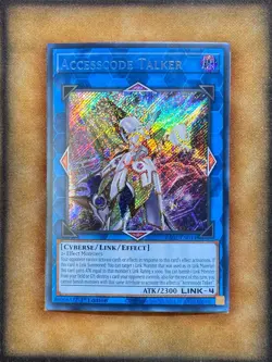 Yugioh Accesscode Talker RA02-EN044 Secret Rare 1st Ed NM - Image 1
