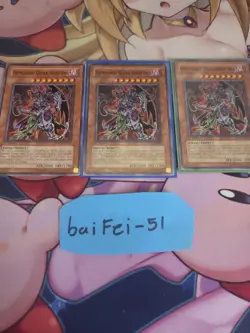 YUGIOH IMPRISONED QUEEN ARCHFIEND PTDN-EN032 COMMON 1ST ED x3 - Image 1