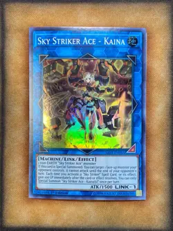 Yugioh Sky Striker Ace - Kaina SAST-EN055 Super Rare 1st Ed NM - Image 1