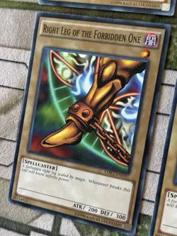 YuGiOh LIMBS OF THE FORBIDDEN ONE Card Lot - Image 4