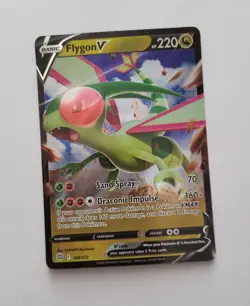 Pokemon Flygon V 106/172 Holo Ultra Rare Full Art 2022 Brilliant Stars TCG Card - Image 1