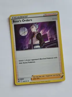 Pokemon Boss's Orders 132/172 Holo Swsh09 Brilliant Stars 2022 TCG ENG Card - Image 1