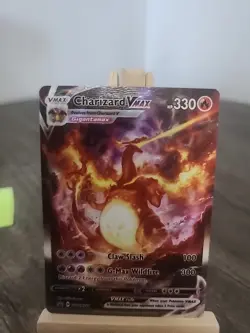 Pokemon TCG Charizard VMAX SWSH261 Sword & Shield Promo Holo Card NM Condition - Image 1