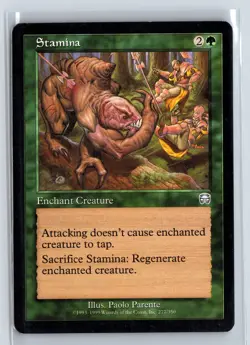 STAMINA - MTG Magic the Gathering Card - Mercadian Masques - Uncommon - Image 1
