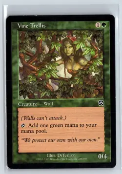 VINE TRELLIS - MTG Magic the Gathering Card - Mercadian Masques - Common - Image 1