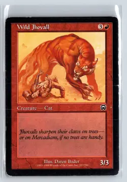 WILD JHOVALL - MTG Magic the Gathering Card - Mercadian Masques - Common - Image 1