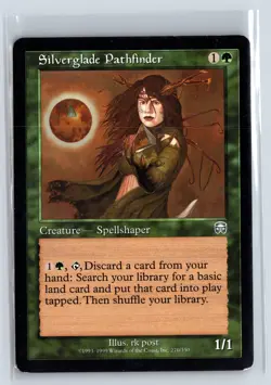 SILVERGLADE PATHFINDER - MTG Magic the Gathering Card - Mercadian Masques - Image 1