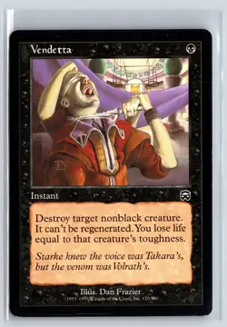 VENDETTA - MTG Magic the Gathering Card - Mercadian Masques - Common - Image 1