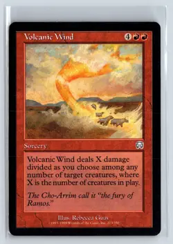 VOLCANIC WIND - MTG Magic the Gathering Card - Mercadian Masques - Uncommon - Image 1