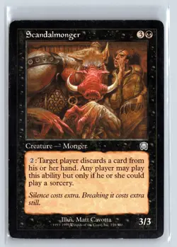 SCANDALMONGER - MTG Magic the Gathering Card - Mercadian Masques - Uncommon - Image 1